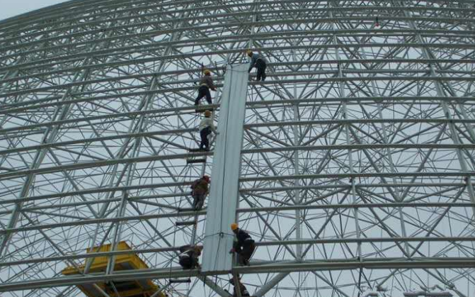 曲靖网架装配好以后应当留神哪八项验收事件